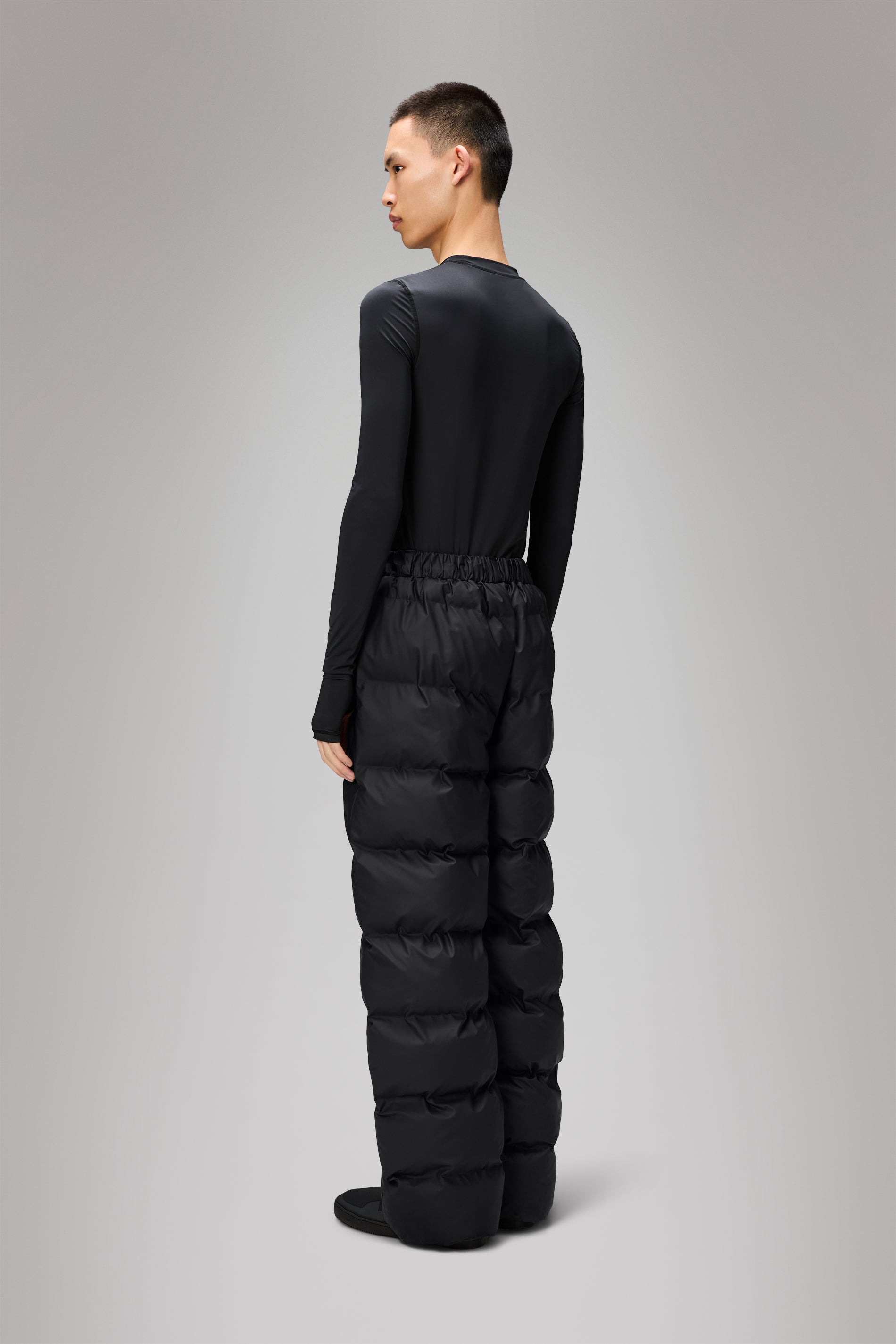 RAINS Alta Puffer Pants Regular Black Pants